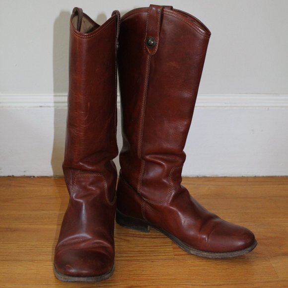 Frye Melissa Button Riding Boots - Style 77167 - Picture 4 of 8